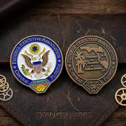 Federal Executive Association · Gold enamel