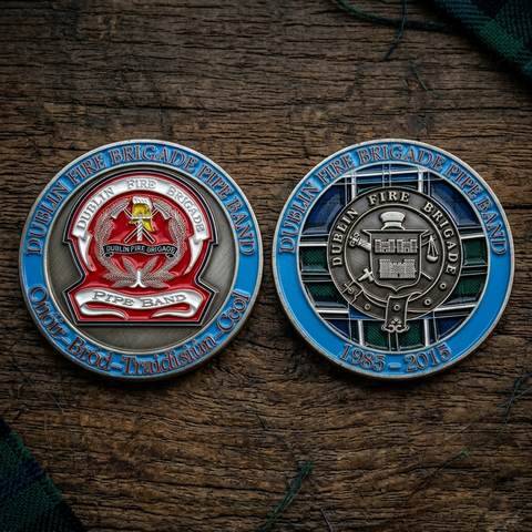 Dublin Fire Brigade · Antique silver · Color