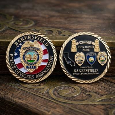 Police association challenge coin
